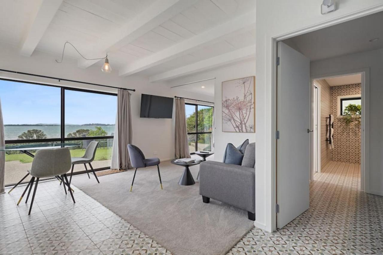 Magnificent Beachfront Mansion - Pool - Fireplace Auckland Exteriér fotografie